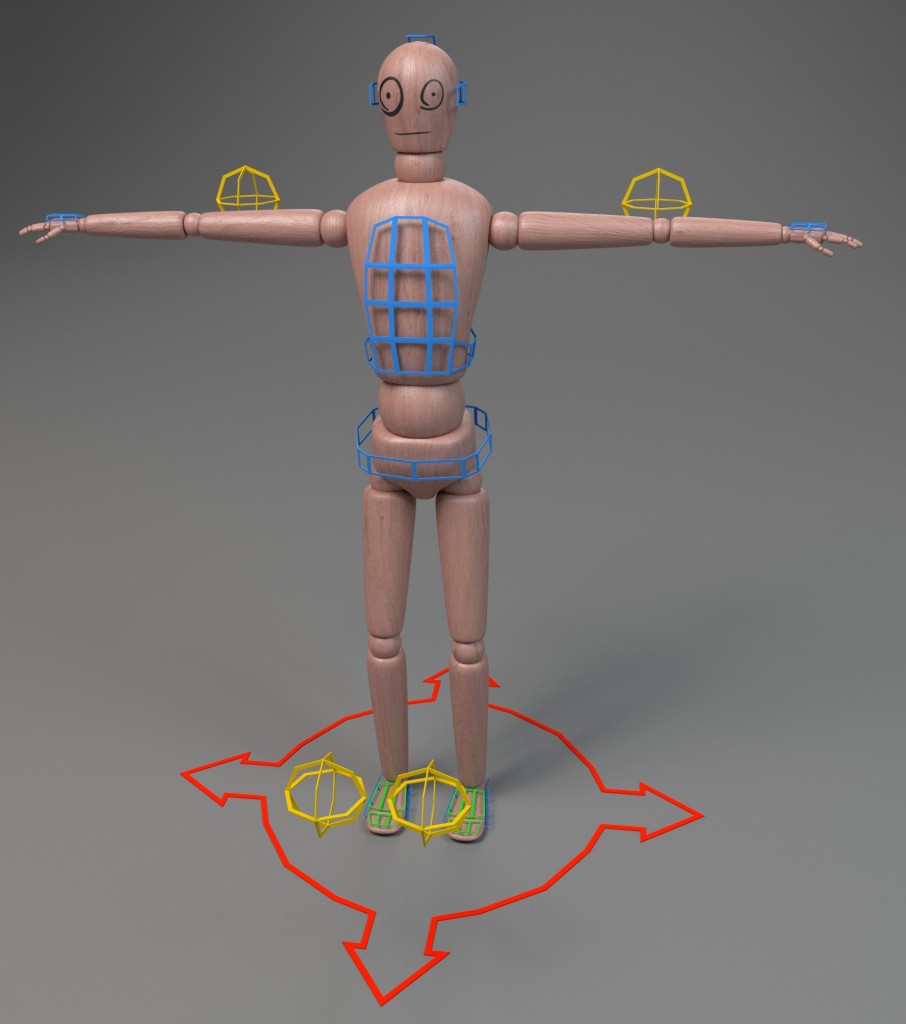 Wooden Character - rigged and textured preview image 5
